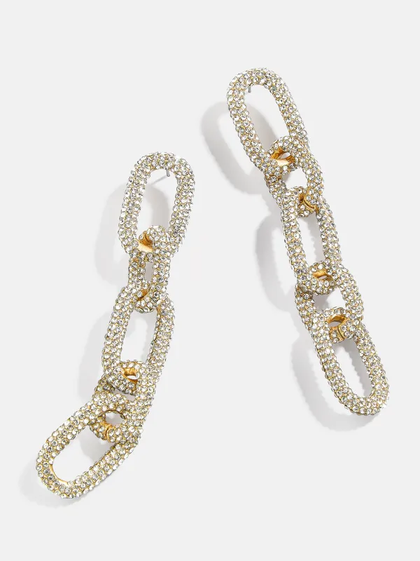 Nova Statement Earrings - Gold/Pavé sold by BaubleBar