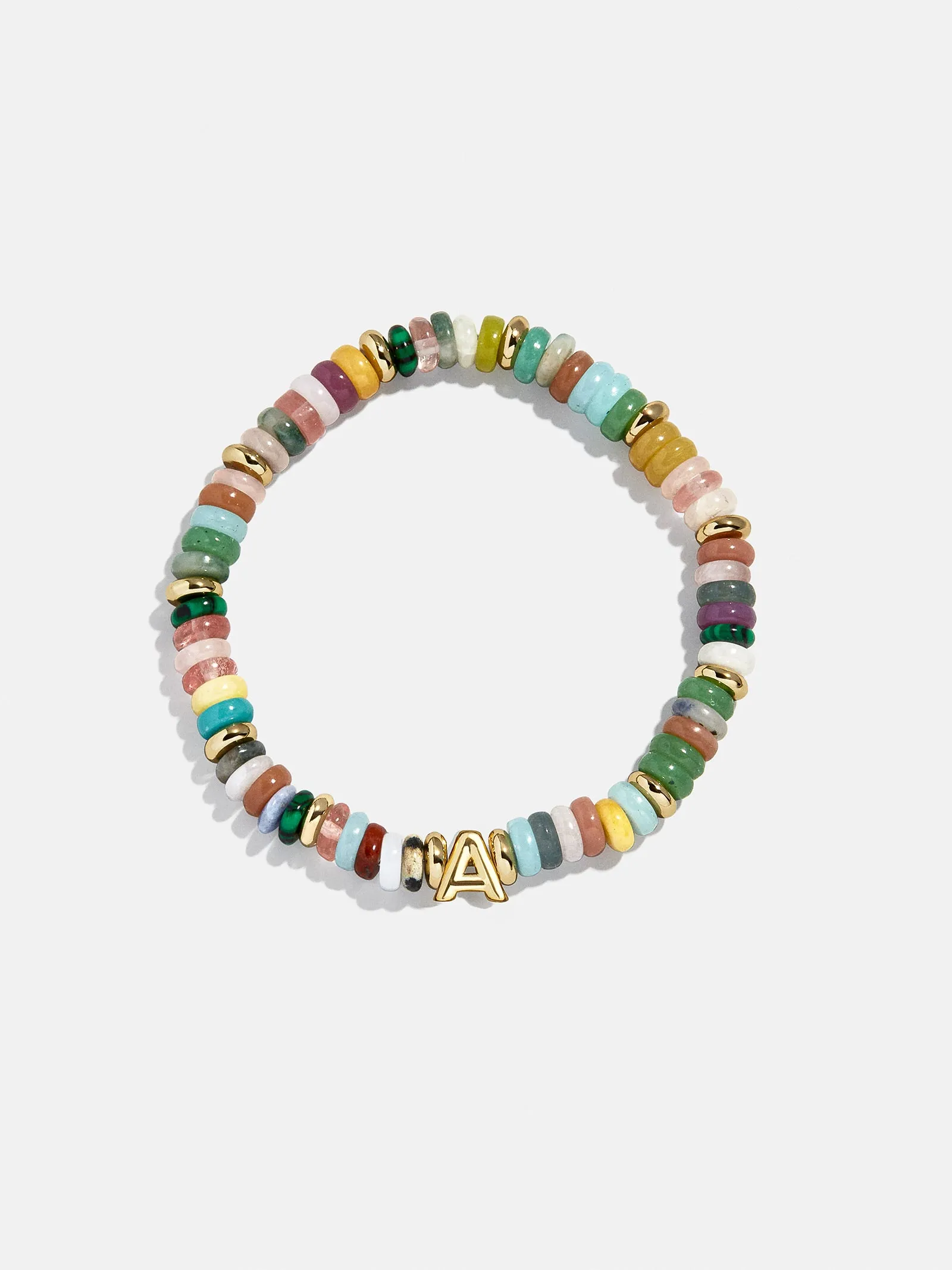 Amaris Semi-Precious Initial Bracelet - Gold/Multi sold by BaubleBar product image thumbnail 3