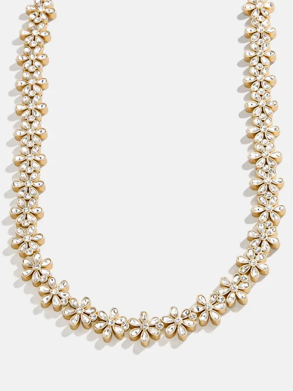 Flora Tennis Necklace - Gold/Pavé sold by BaubleBar