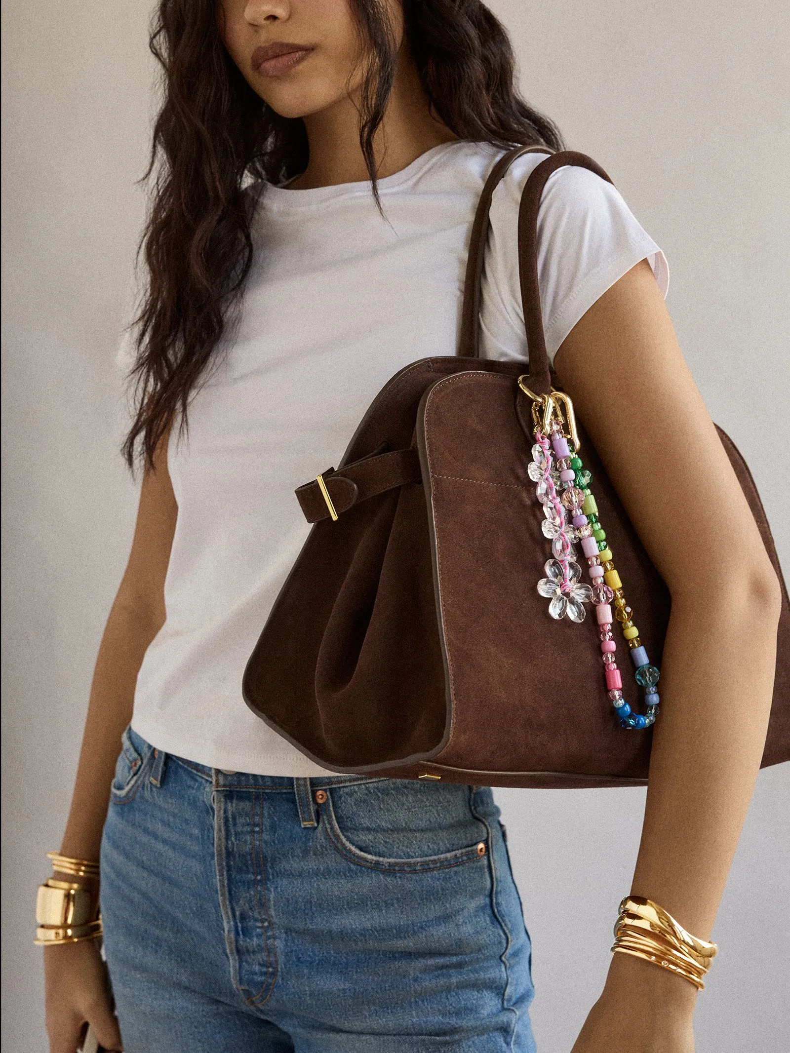 Full Bloom Bag Charm - Clear sold by BaubleBar product image thumbnail 2