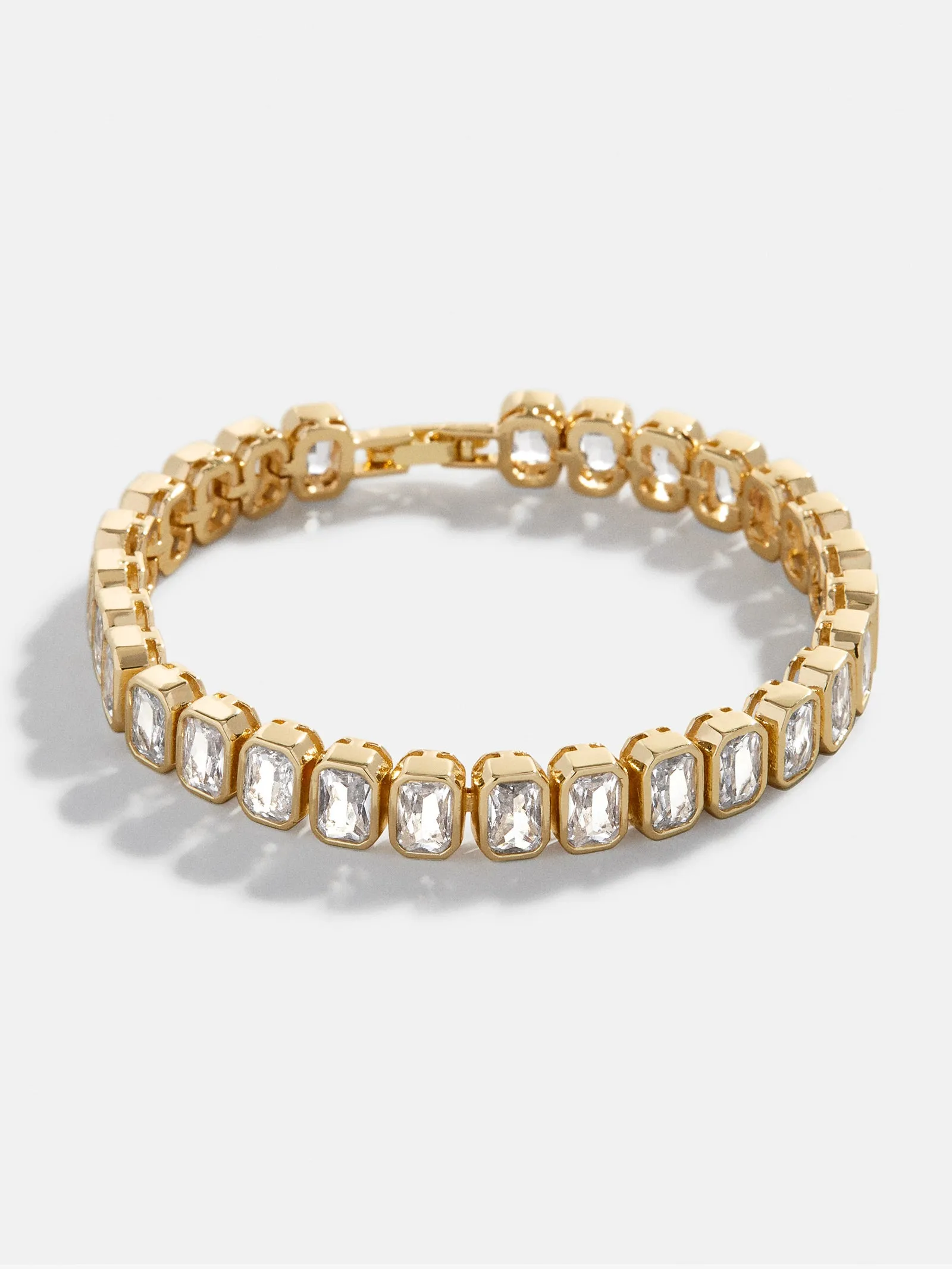 Bianca Tennis Bracelet - Emerald Bezel sold by BaubleBar product image thumbnail 3