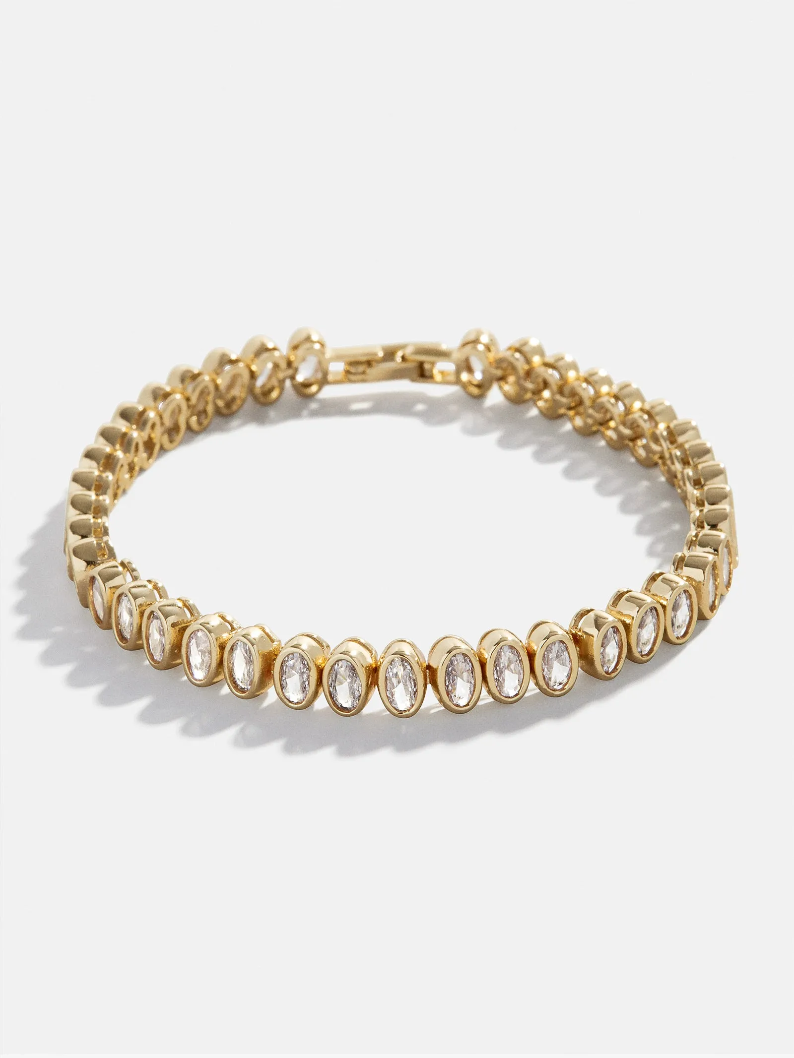 Claudia Tennis Bracelet - Oval Bezel sold by BaubleBar product image thumbnail 3
