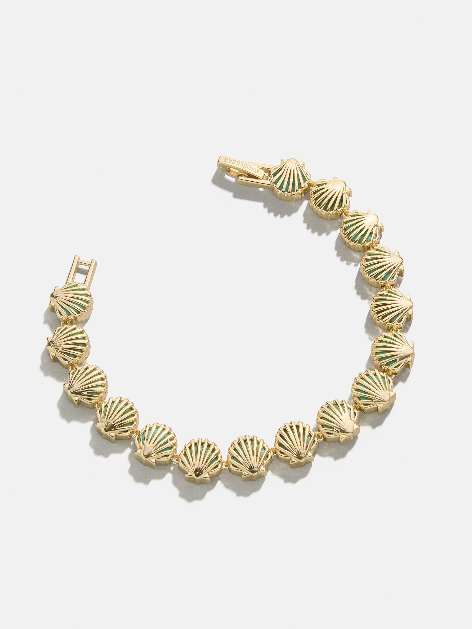 Halle Tennis Bracelet - Gold/Turquoise sold by BaubleBar product image thumbnail 4