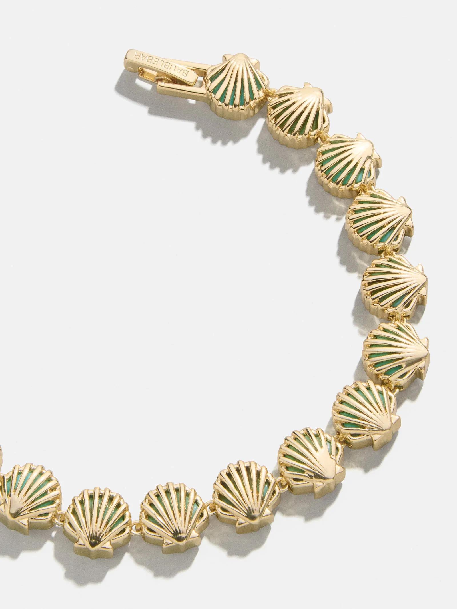 Halle Tennis Bracelet - Gold/Turquoise sold by BaubleBar