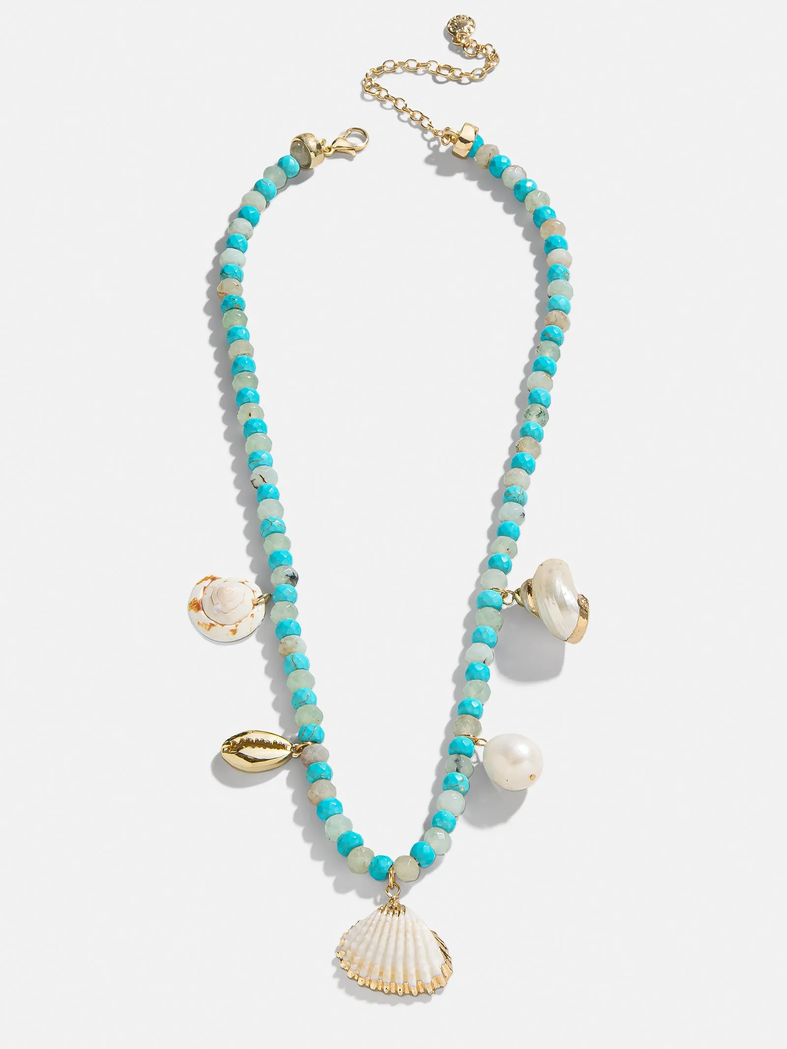 Maris Semi-Precious Necklace - White/Turquoise sold by BaubleBar product image thumbnail 3