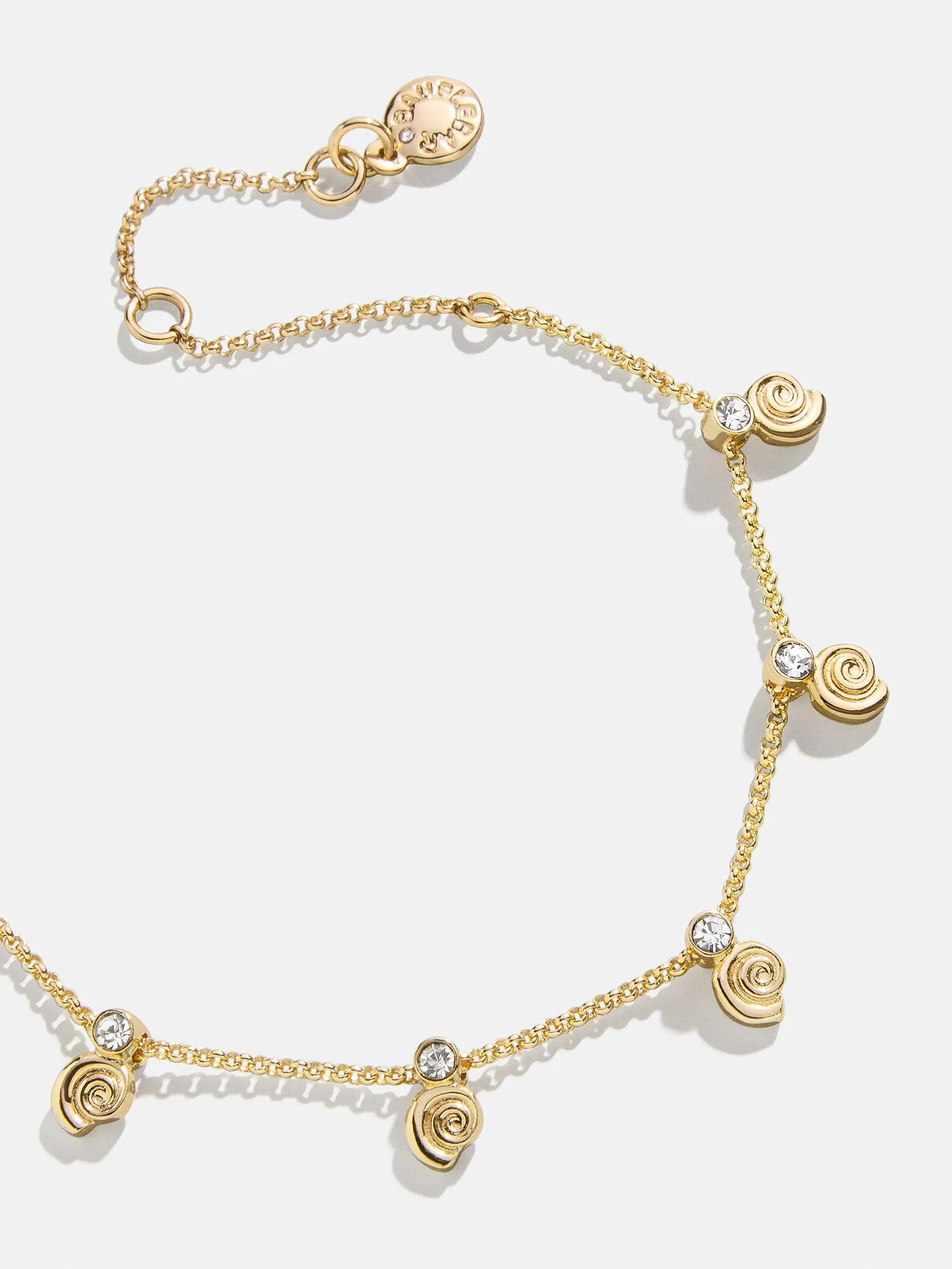 Pacifica Seashell Bracelet - Gold/Pavé sold by BaubleBar