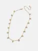 Pacifica Seashell Necklace - Gold/Pavé sold by BaubleBar