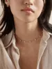 Pacifica Seashell Necklace - Gold/Pavé sold by BaubleBar