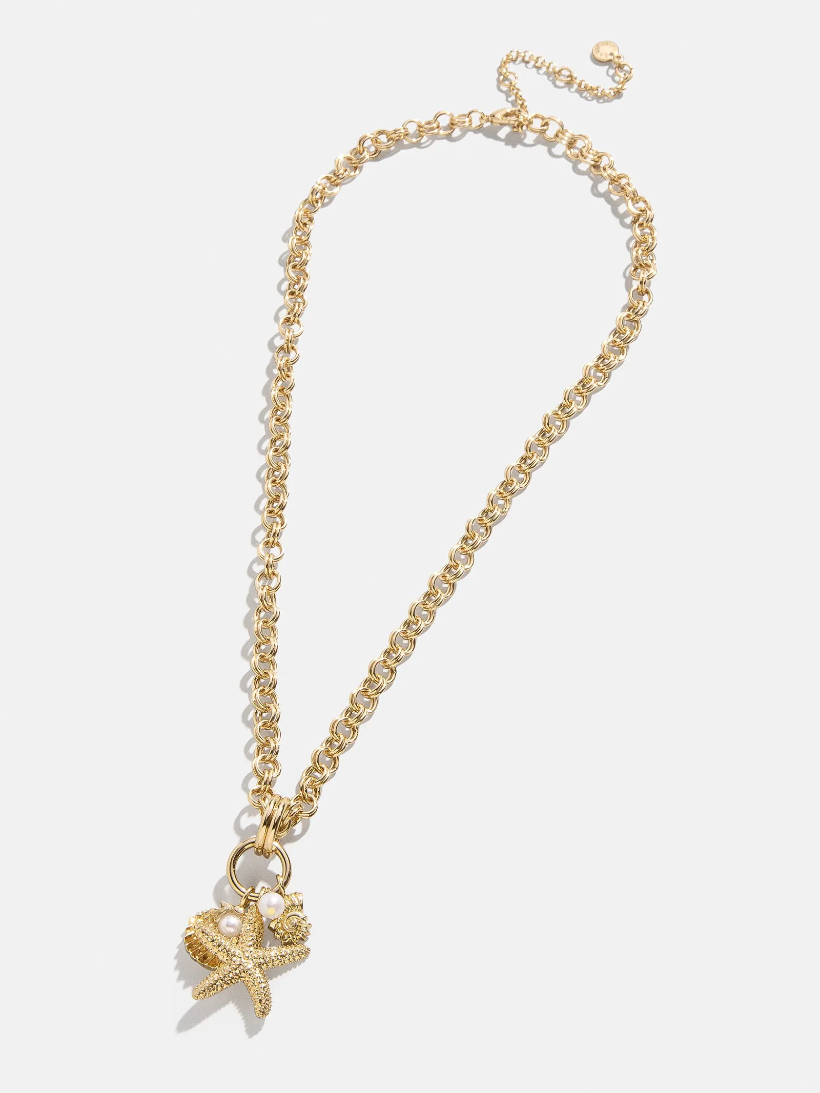 Isla Charm Necklace - Gold/Pearl sold by BaubleBar product image thumbnail 5