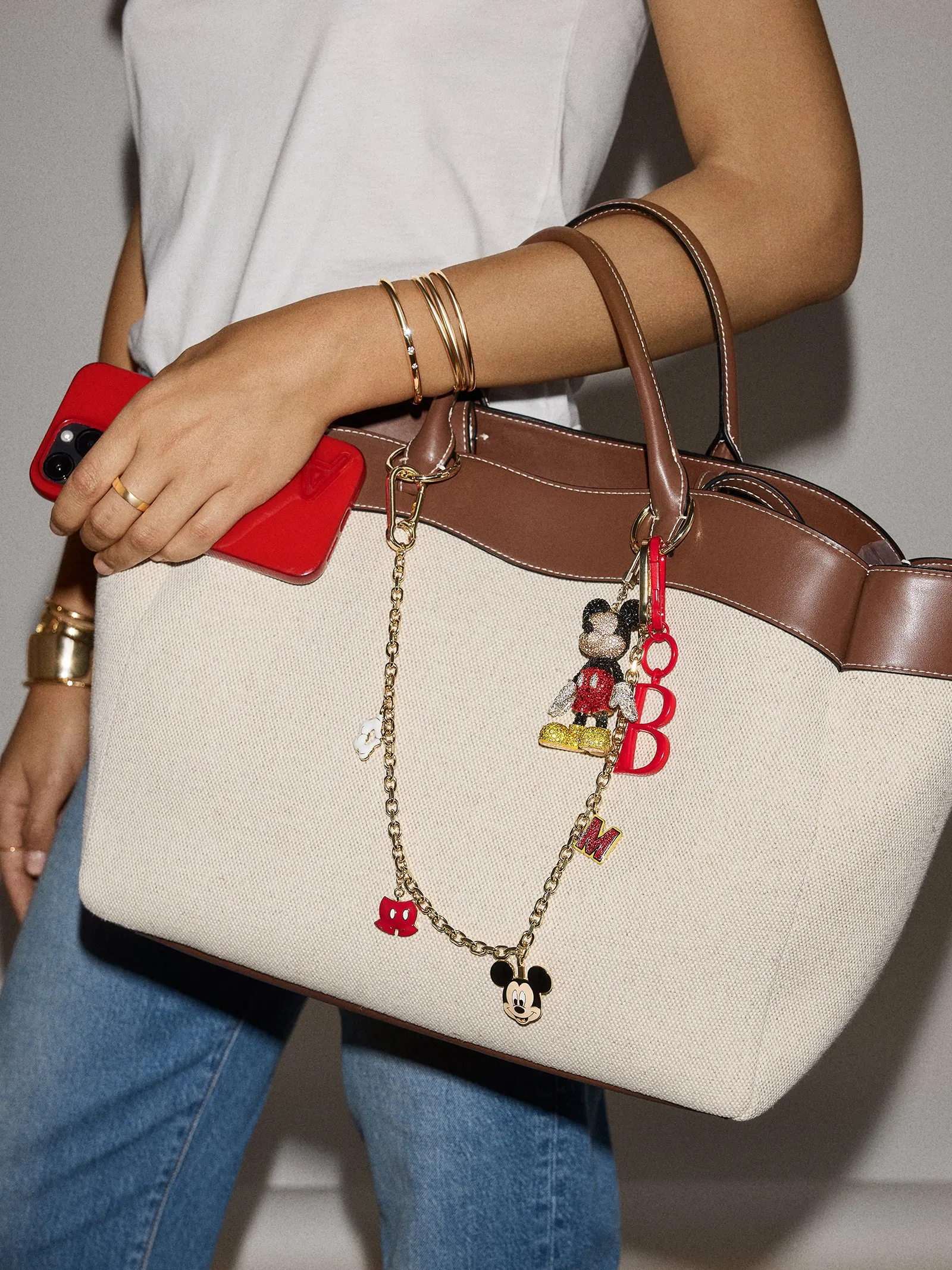 Disney Mickey Mouse Motif Bag Charm - Mickey Mouse sold by BaubleBar product image thumbnail 2