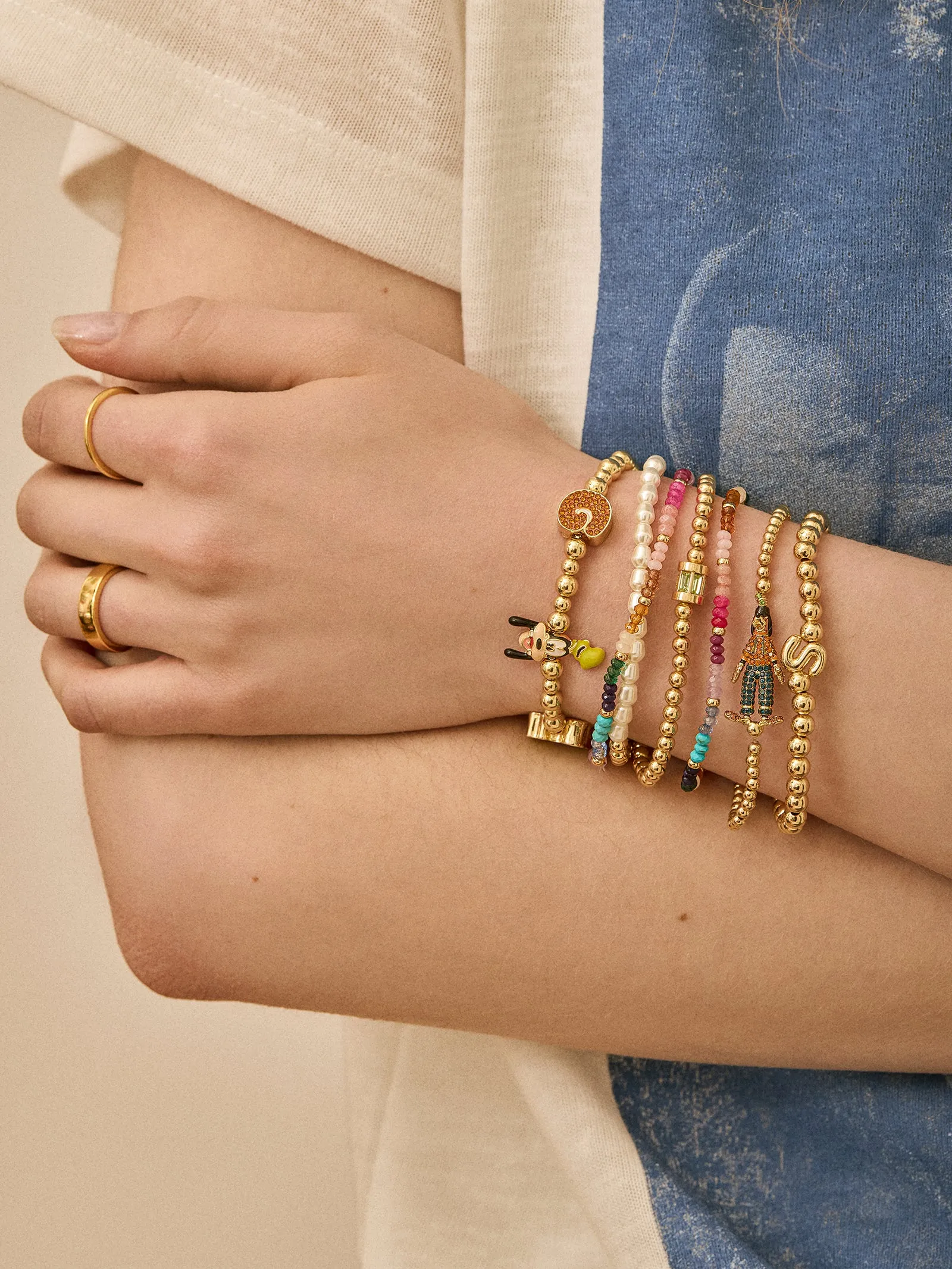 Disney Goofy Pavé Pisa Bracelet - Goofy sold by BaubleBar product image thumbnail 2