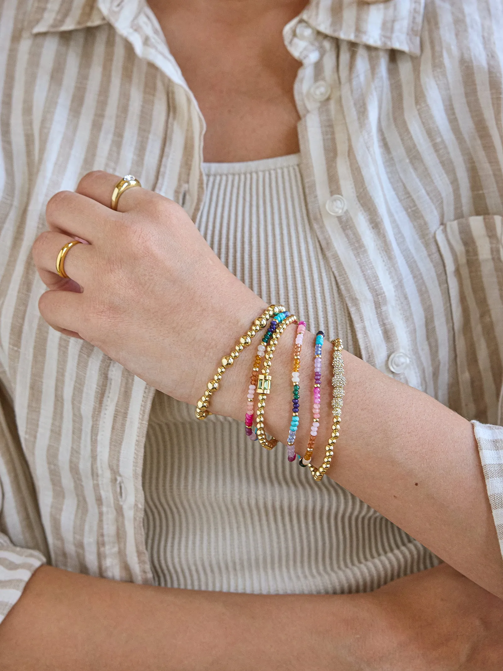 Emily Semi-Precious Bracelet - Multi sold by BaubleBar product image thumbnail 2