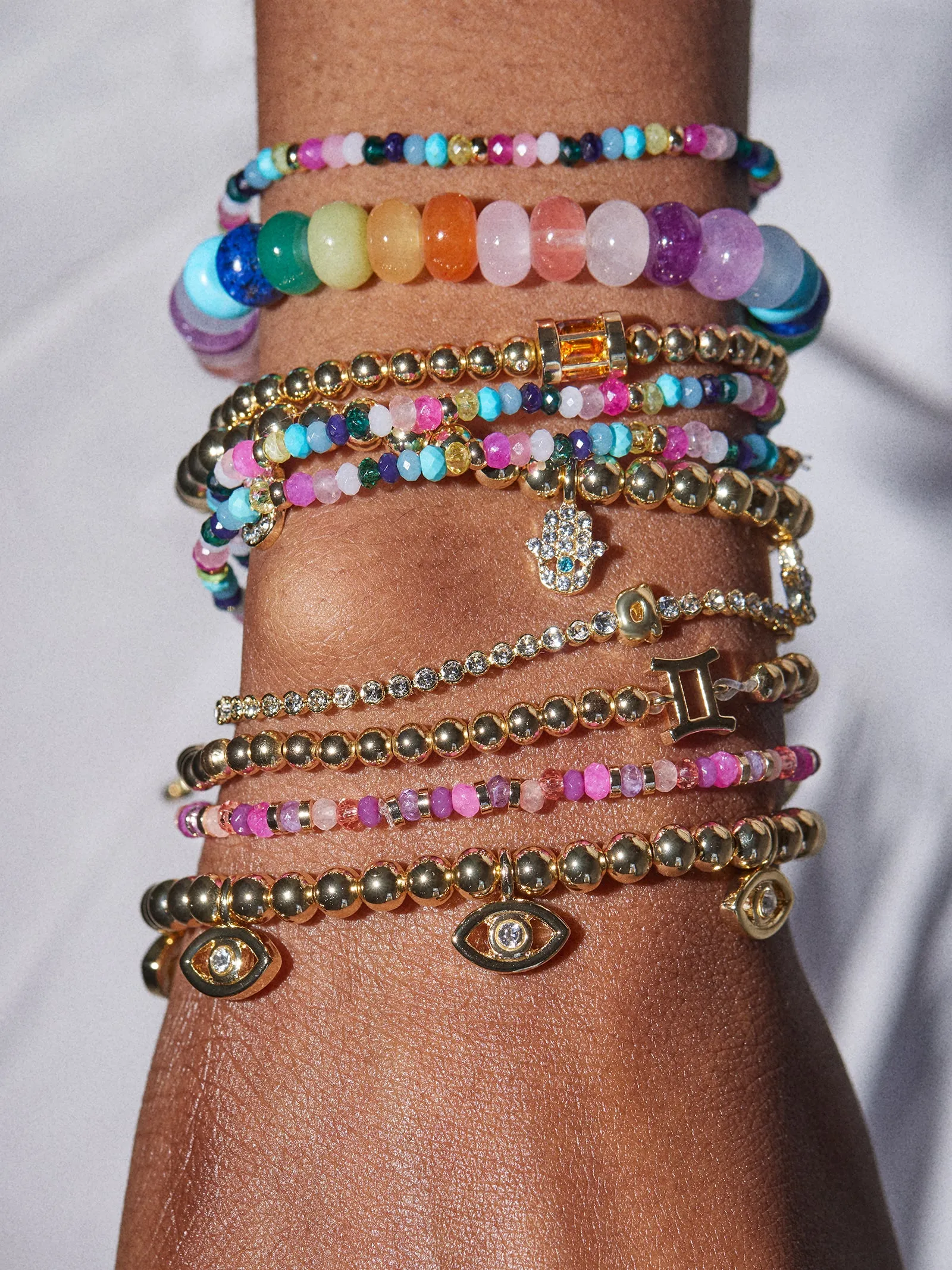 Emily Semi-Precious Bracelet - Light Multi sold by BaubleBar product image thumbnail 3