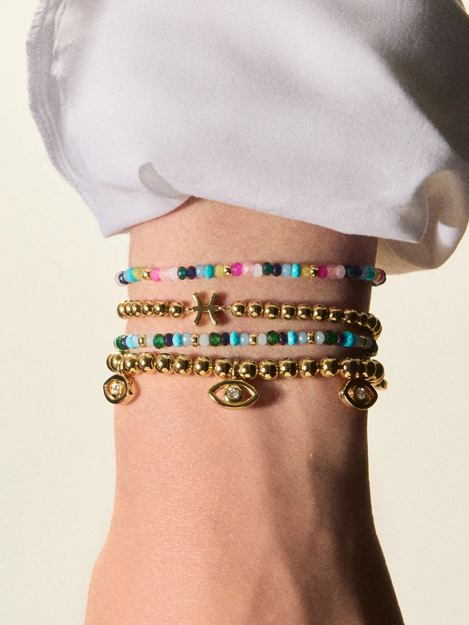 Emily Semi-Precious Bracelet - Blue Multi sold by BaubleBar product image thumbnail 3