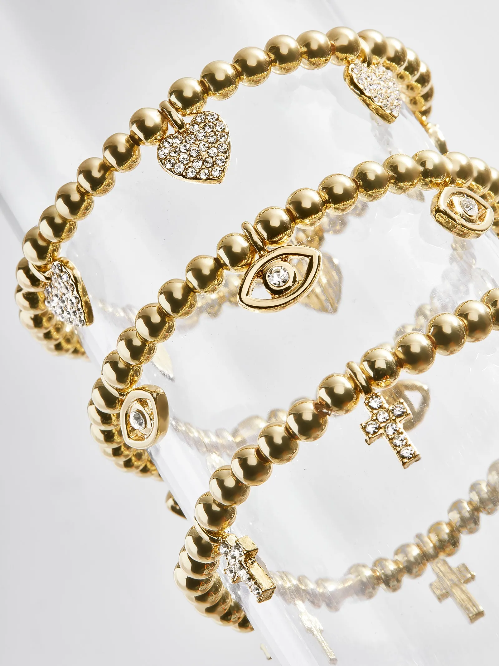 Good Days Pisa Bracelet - Pavé Heart sold by BaubleBar