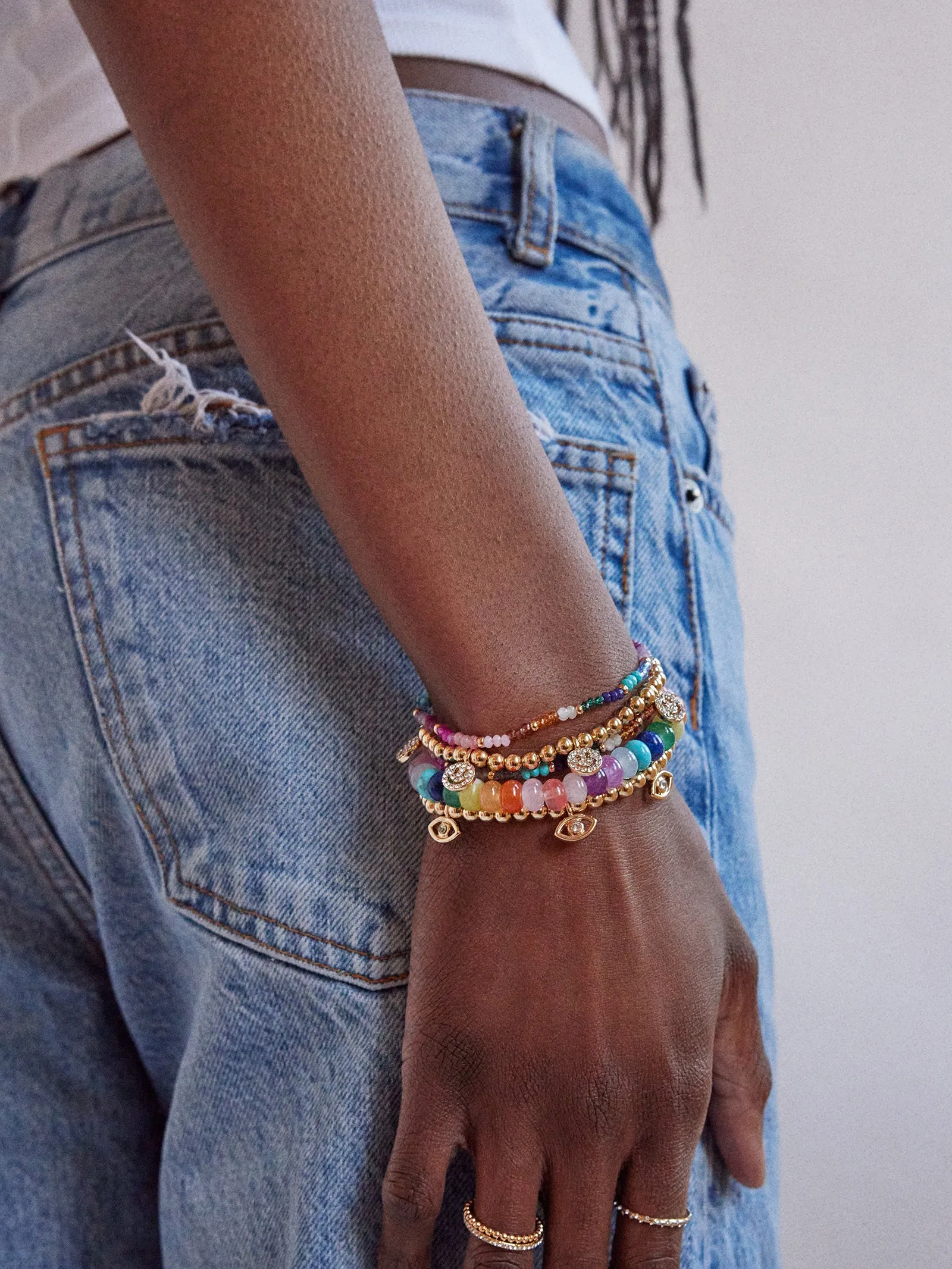 Good Days Pisa Bracelet - Smiley Face sold by BaubleBar product image thumbnail 2
