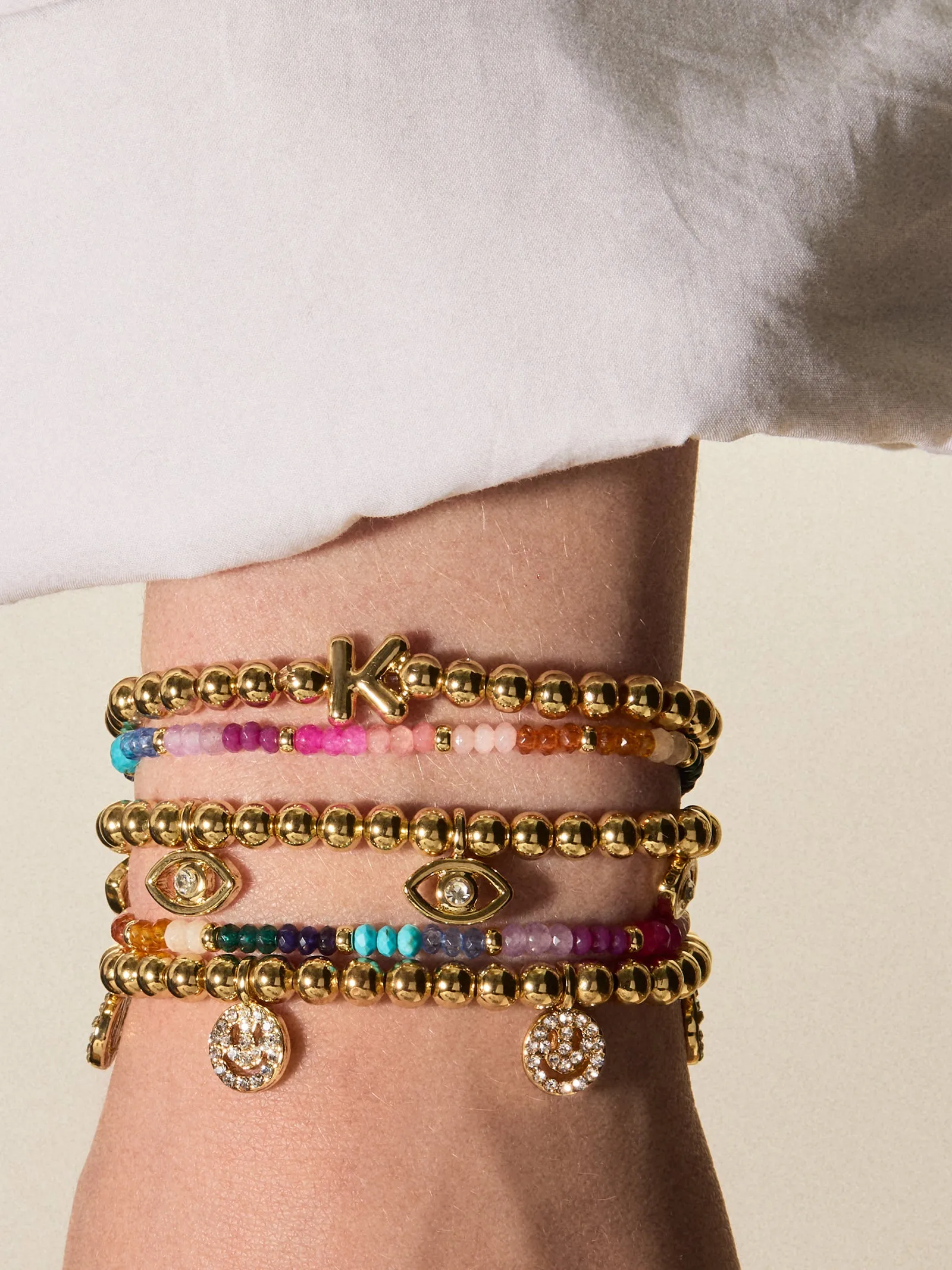 Good Days Pisa Bracelet - Smiley Face sold by BaubleBar product image thumbnail 3