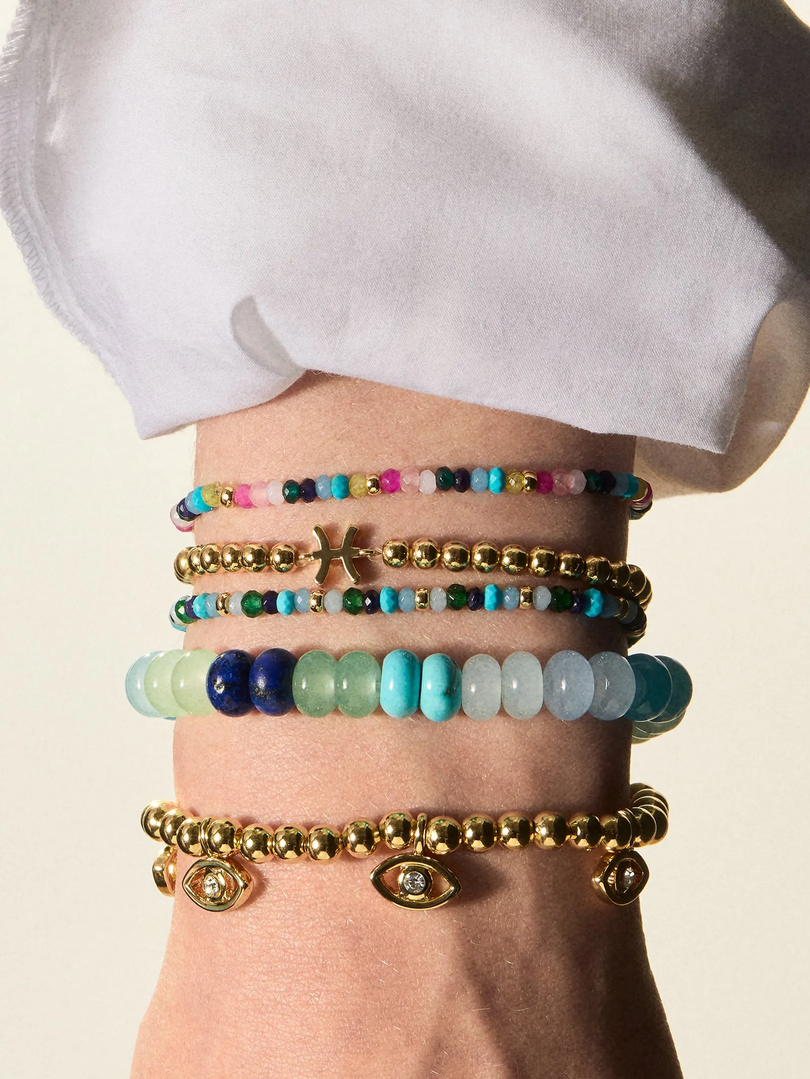 Marjorie Beaded Bracelet - Blue Multi sold by BaubleBar product image thumbnail 3