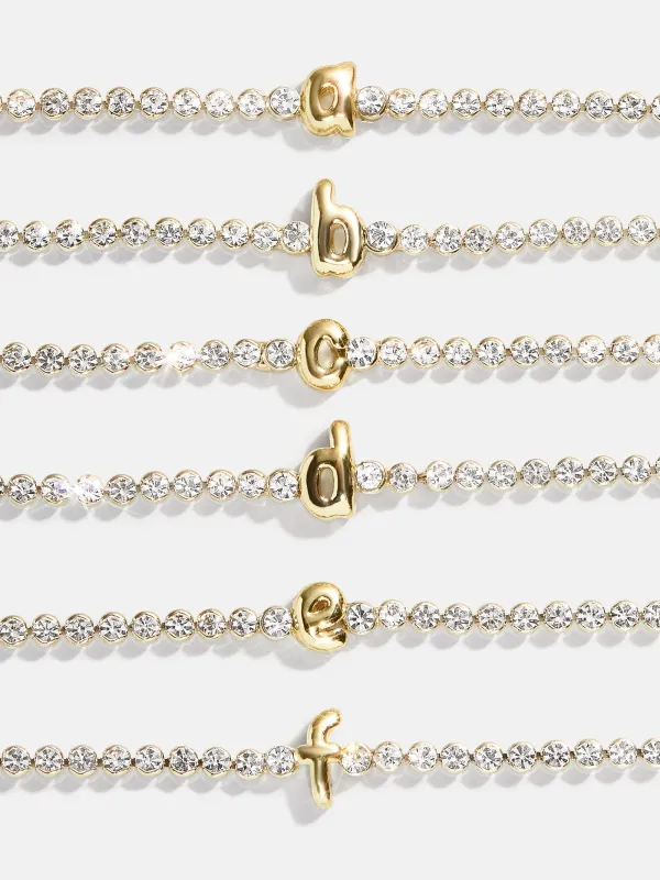 Bubble Initial Tennis Bracelet - Tennis Bracelet sold by BaubleBar