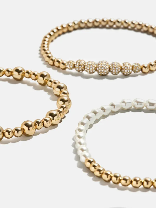 Jackie Pisa Bracelet - Gold/Pavé sold by BaubleBar
