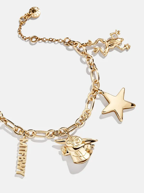 STAR WARS™ GROGU™ Charm Bracelet - Gold sold by BaubleBar