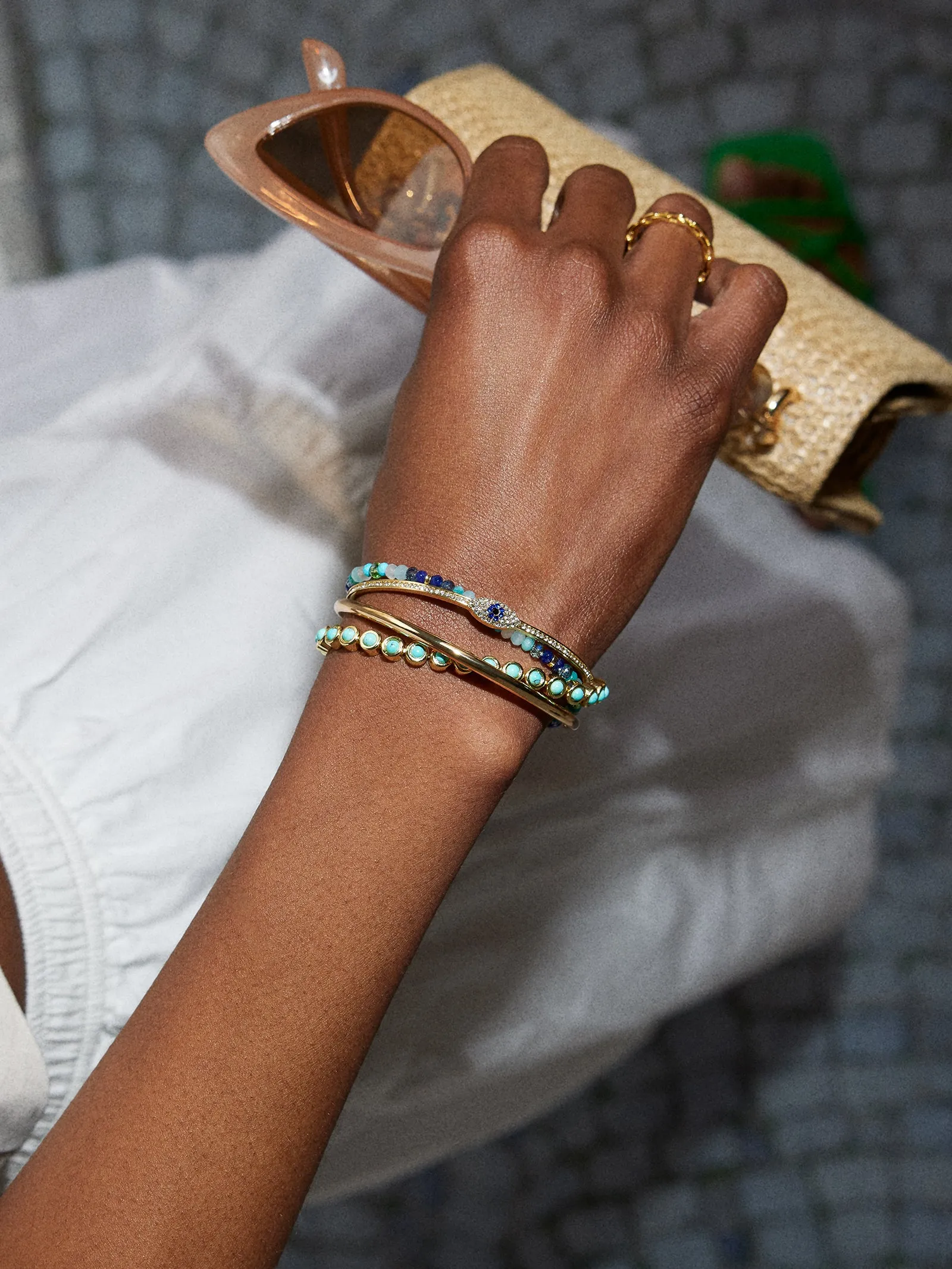 Evil Eye Cuff Bracelet - Evil Eye sold by BaubleBar product image thumbnail 2