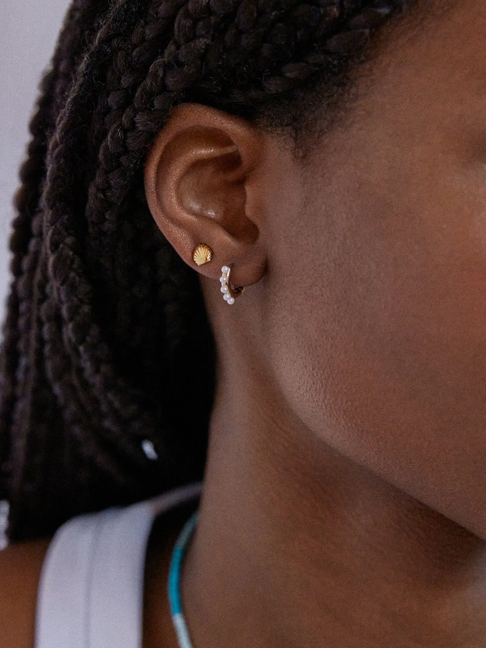 Sienna 18K Gold Earrings - Gold sold by BaubleBar product image thumbnail 2