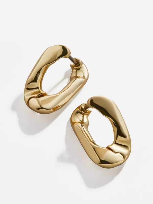Michel Hoop Earrings - Gold sold by BaubleBar