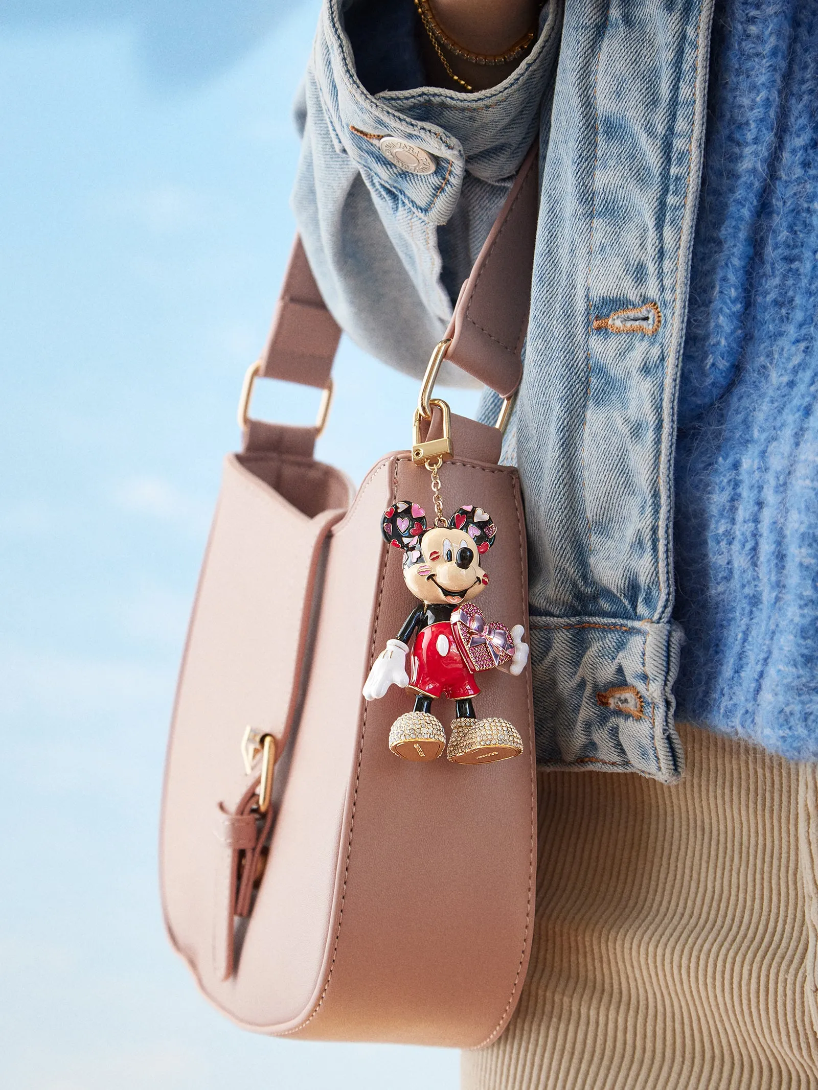 Mickey Mouse disney Bag Charm - Mickey Mouse Valentine's Day sold by BaubleBar product image thumbnail 3