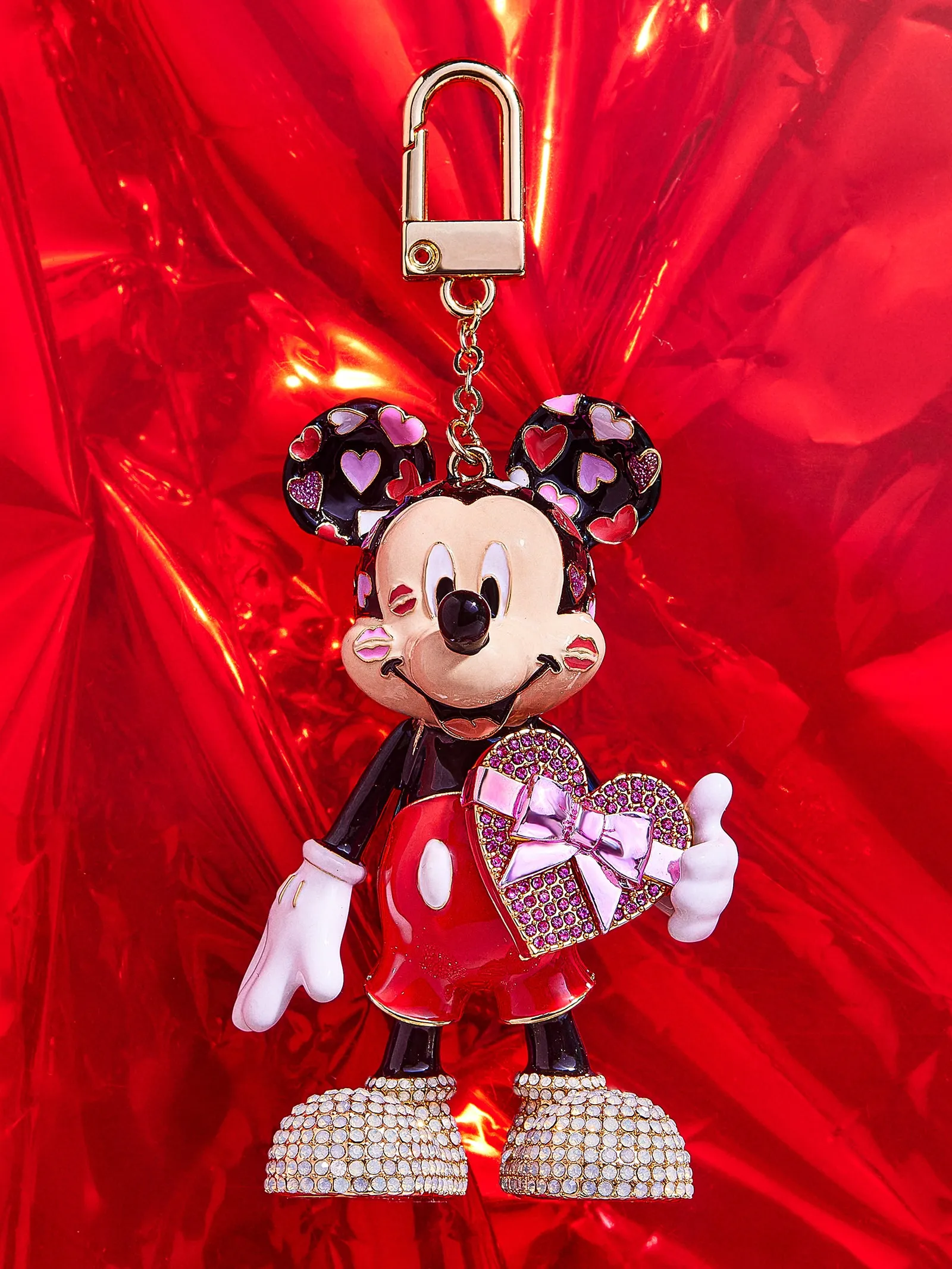 Mickey Mouse disney Bag Charm - Mickey Mouse Valentine's Day sold by BaubleBar