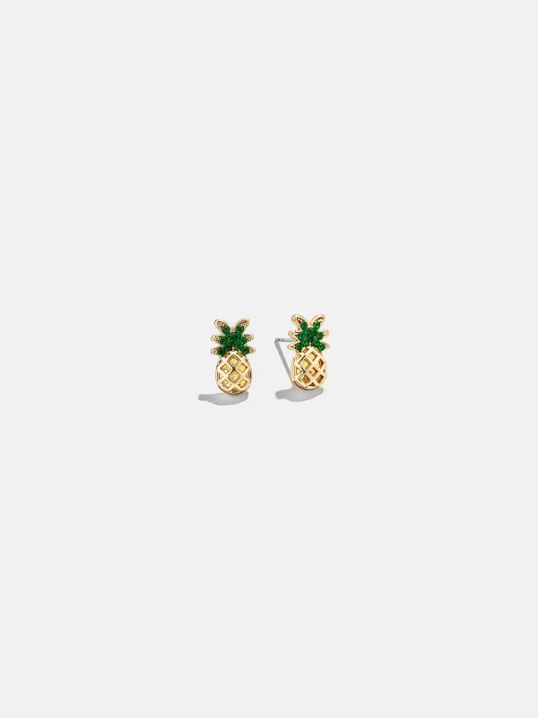 Pineapple Of My Eye Stud Earrings - Pineapple sold by BaubleBar