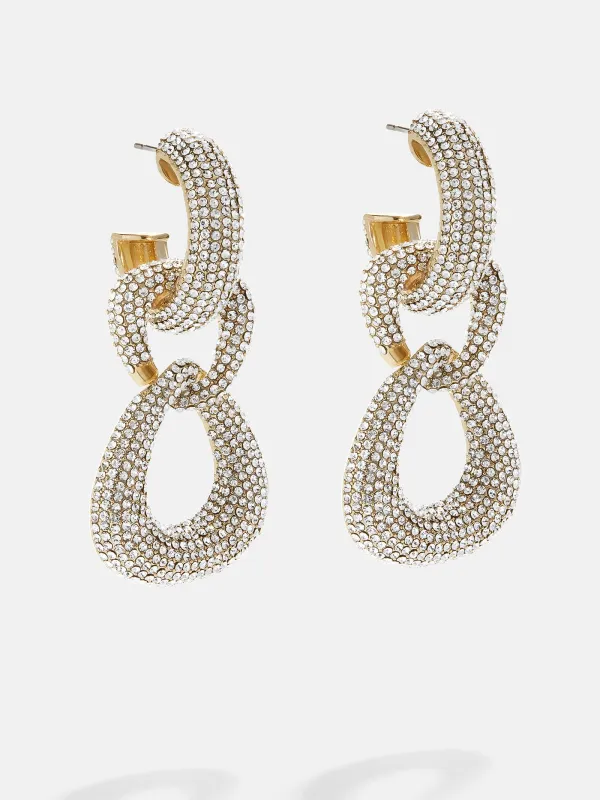 Gemma Earrings - Clear sold by BaubleBar