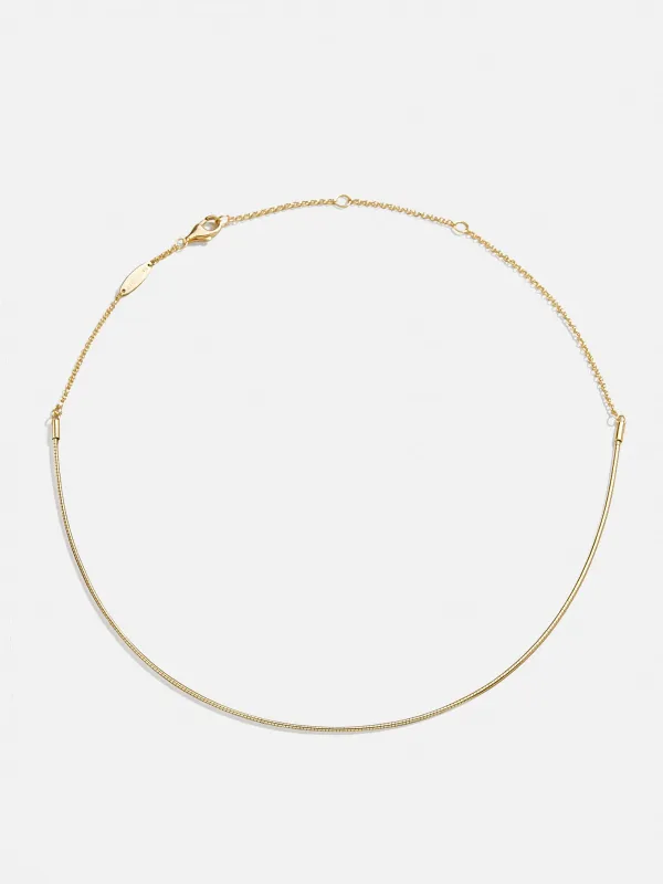 Jessie 18K Gold Collar Necklace - Gold sold by BaubleBar