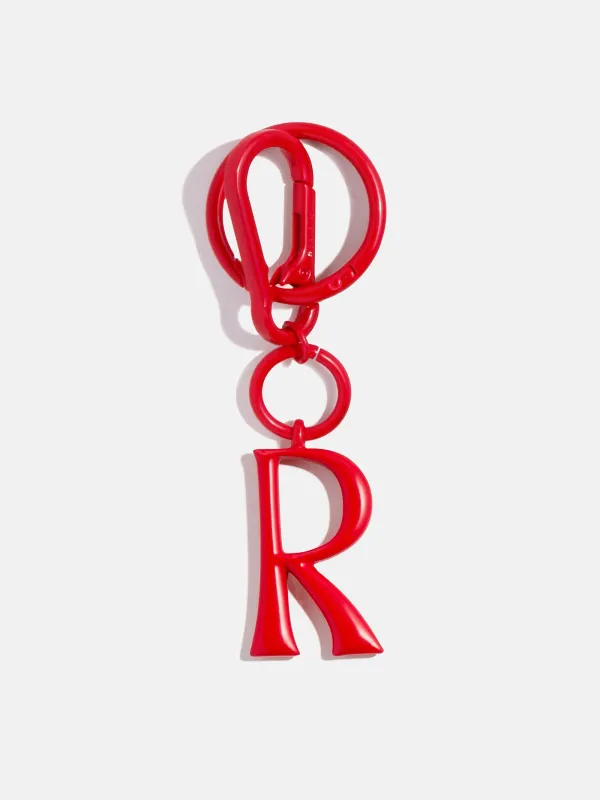 Red Initial Enamel Bag Charm - R sold by BaubleBar