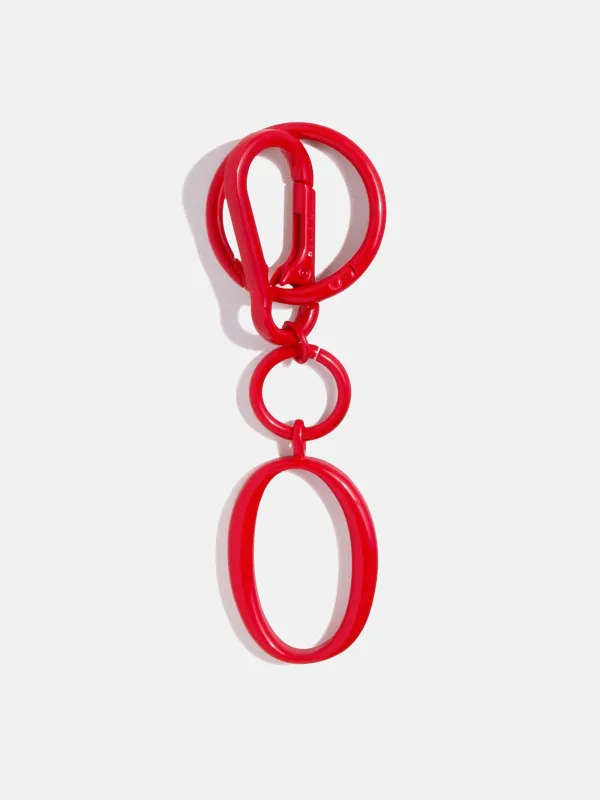 Red Initial Enamel Bag Charm - O sold by BaubleBar