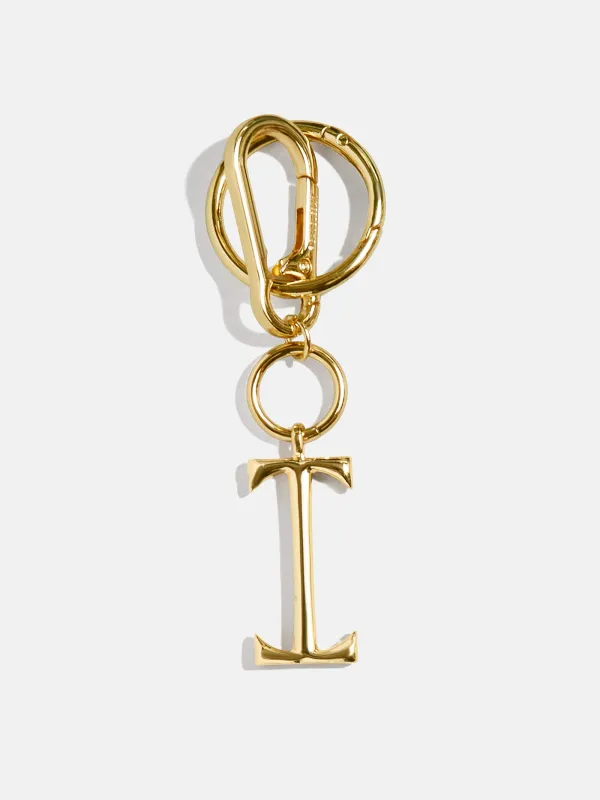 Gold Initial Enamel Bag Charm - I sold by BaubleBar