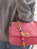 Gold Initial Enamel Bag Charm - I sold by BaubleBar