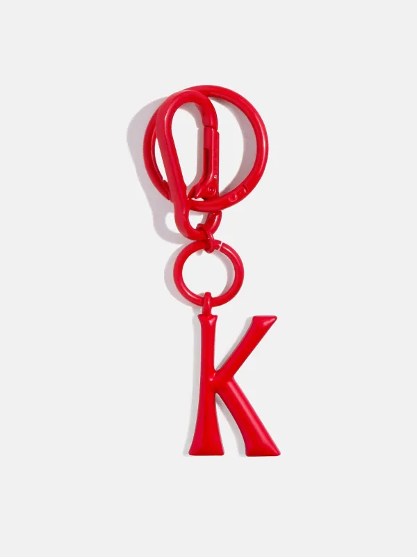 Red Initial Enamel Bag Charm - K sold by BaubleBar