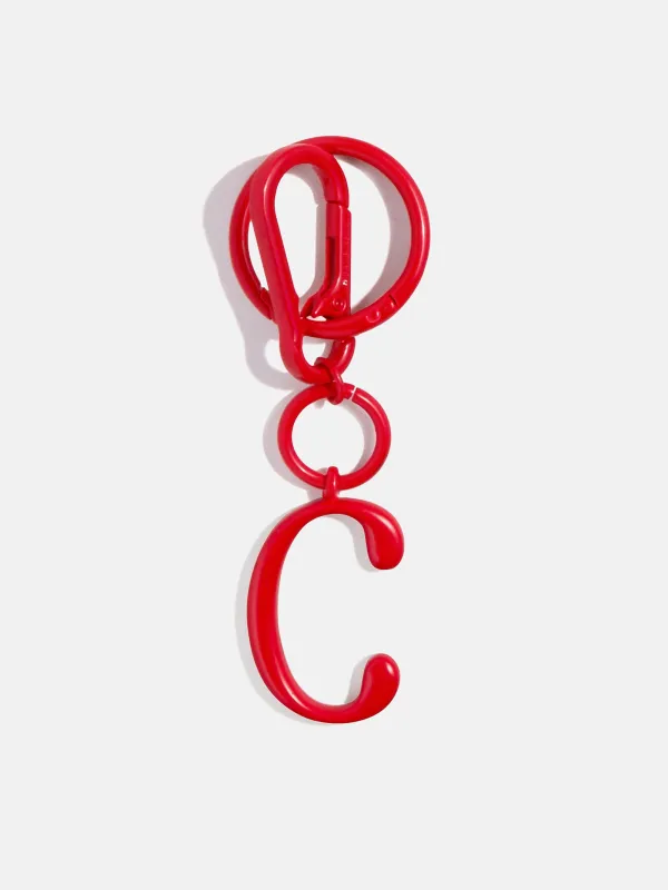 Red Initial Enamel Bag Charm - C sold by BaubleBar