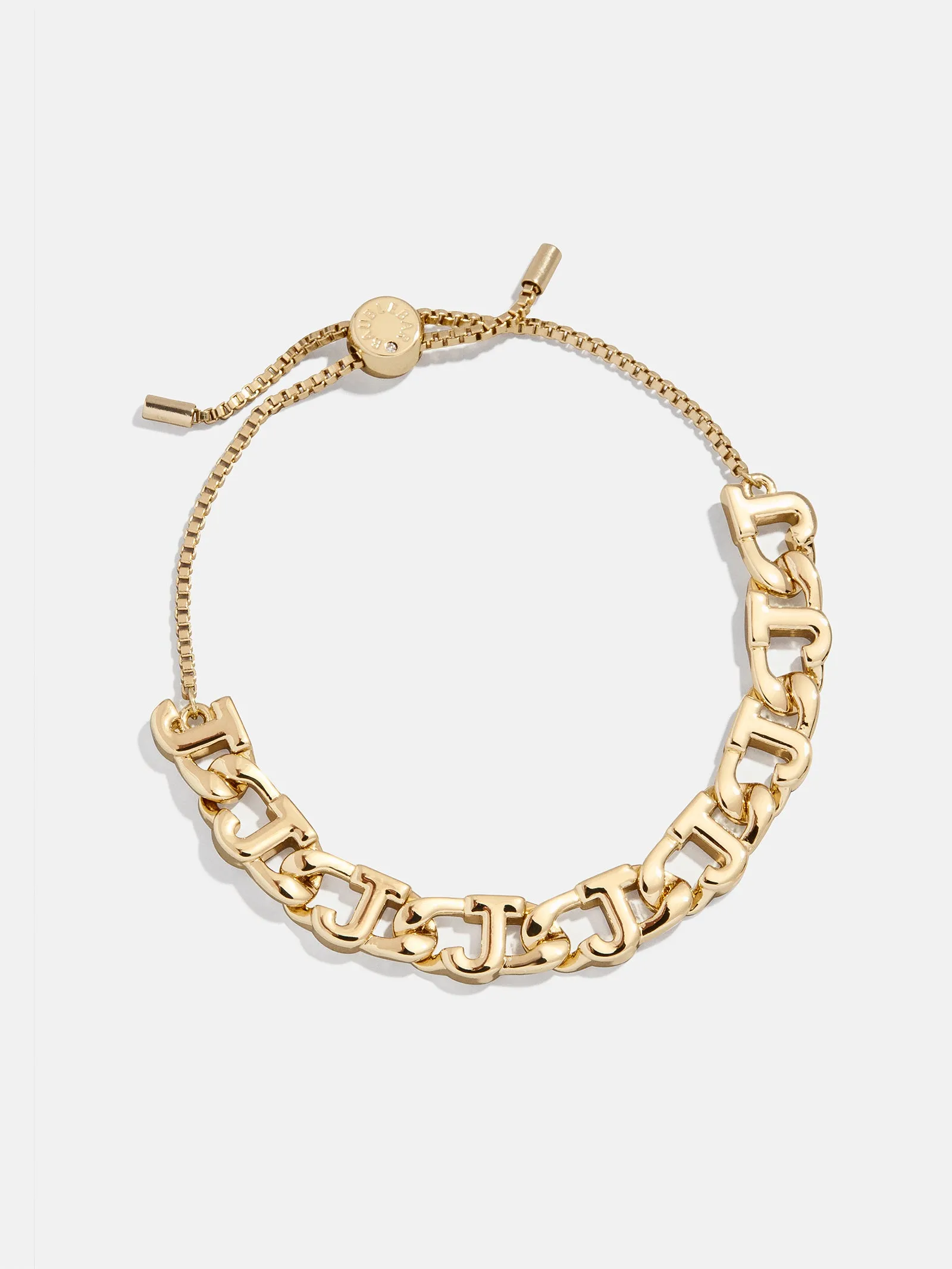 Repeating Initial Bracelet - J sold by BaubleBar