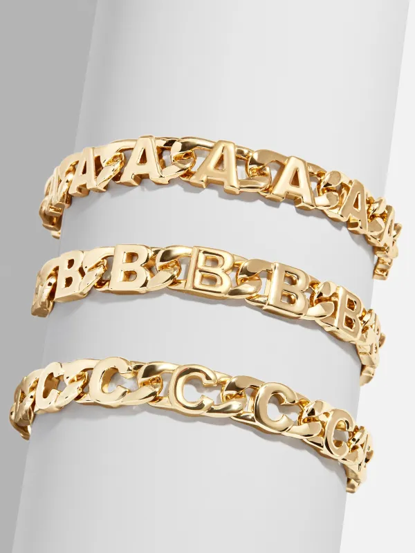 Repeating Initial Bracelet - A sold by BaubleBar