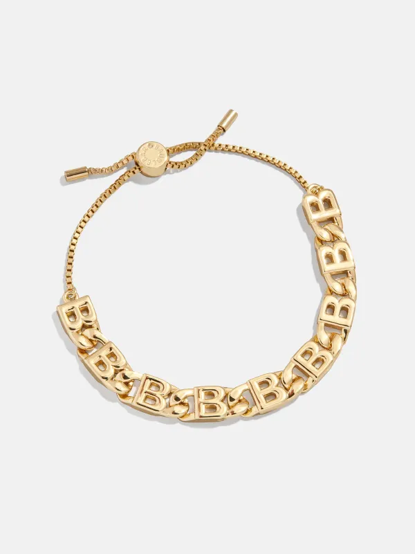 Repeating Initial Bracelet - B sold by BaubleBar