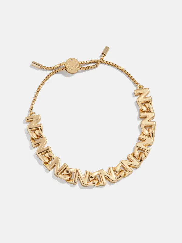 Repeating Initial Bracelet - N sold by BaubleBar