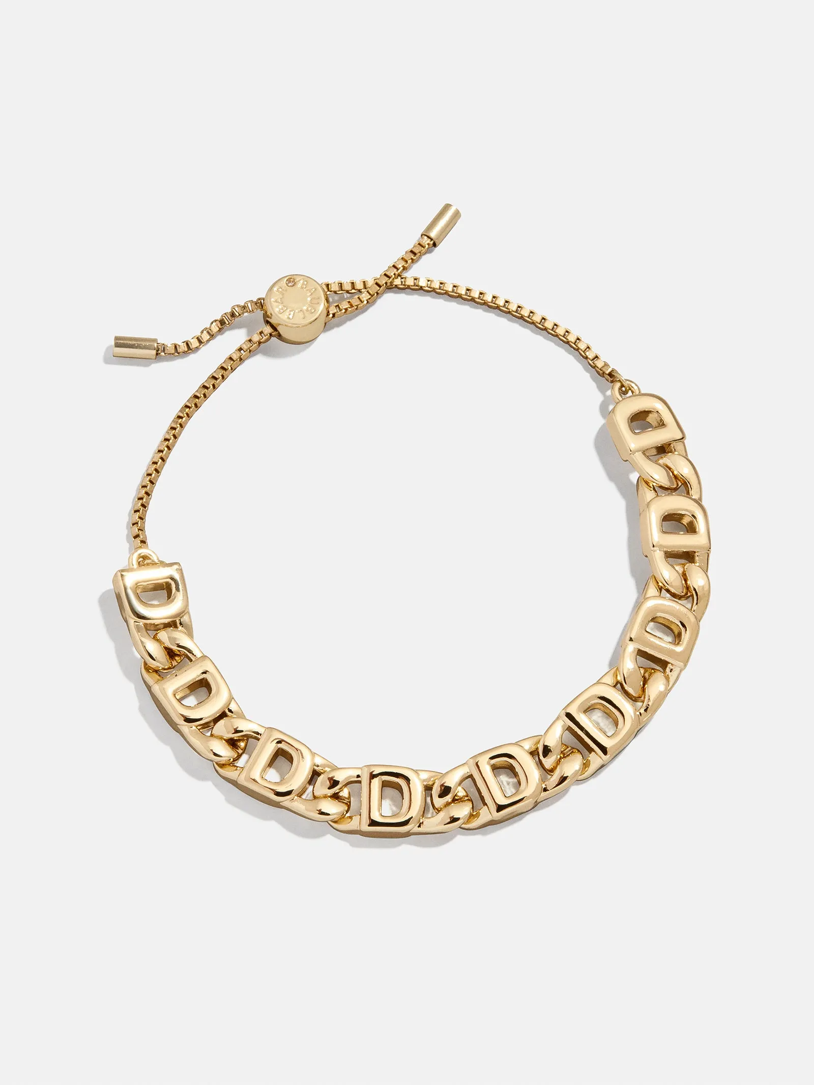 Repeating Initial Bracelet - D sold by BaubleBar