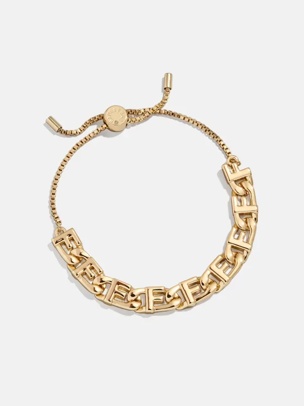 Repeating Initial Bracelet - F sold by BaubleBar