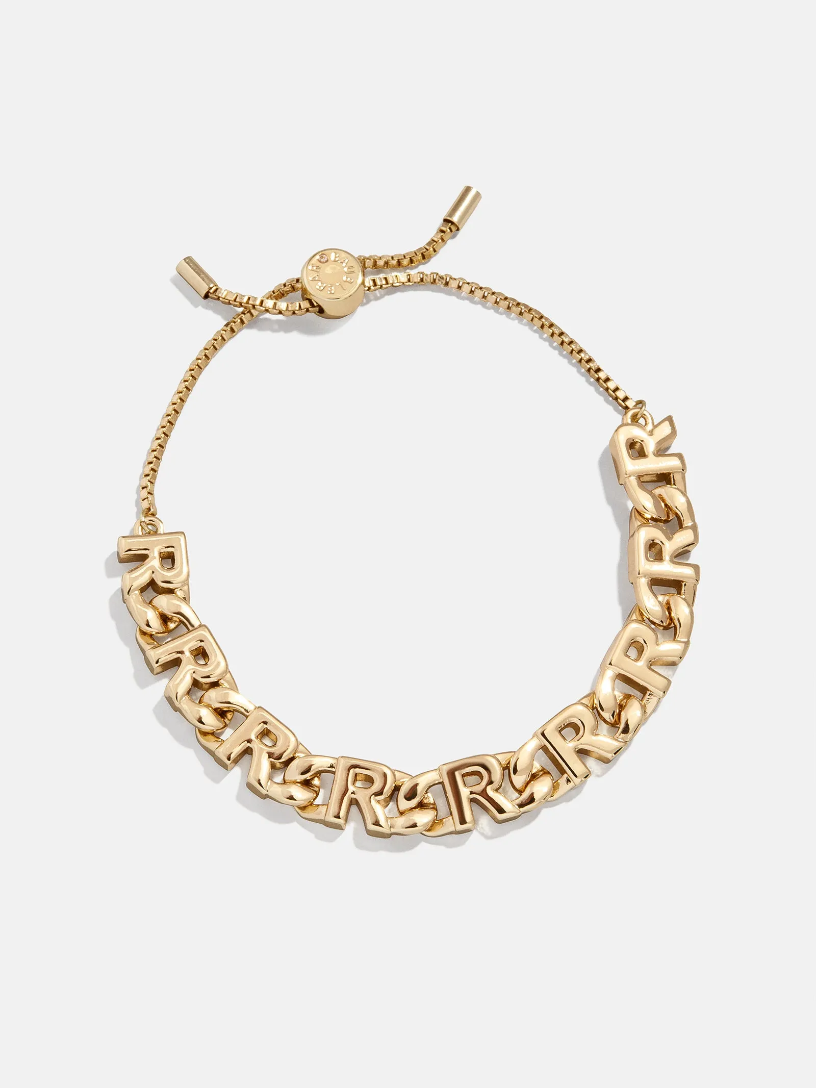 Repeating Initial Bracelet - R sold by BaubleBar