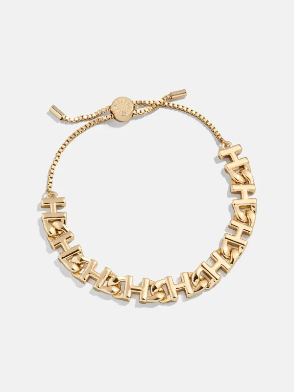 Repeating Initial Bracelet - H sold by BaubleBar