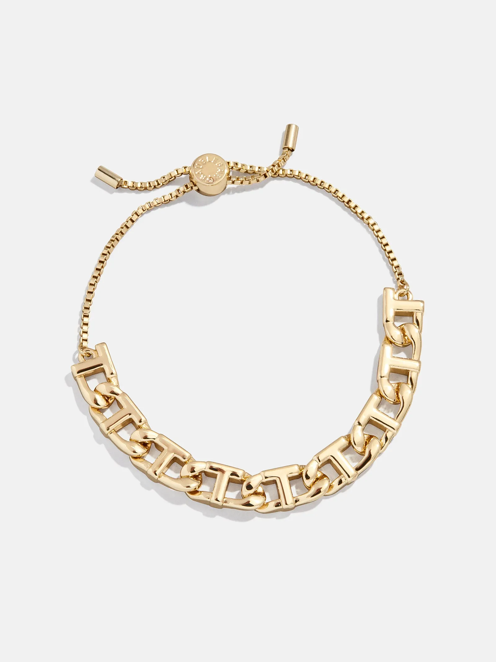 Repeating Initial Bracelet - T sold by BaubleBar