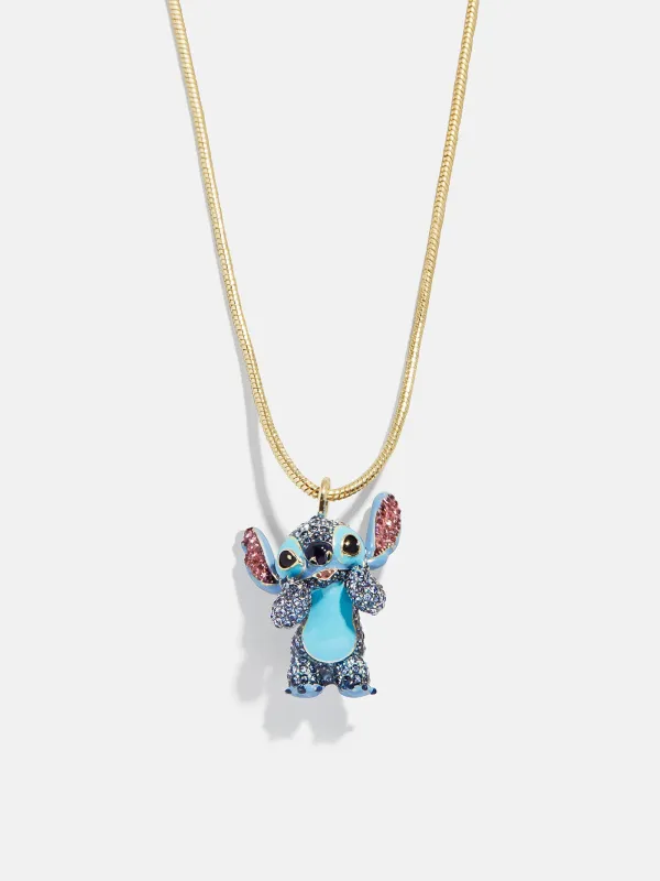 Disney Stitch 3D Pendant Necklace - Blue made by BaubleBar