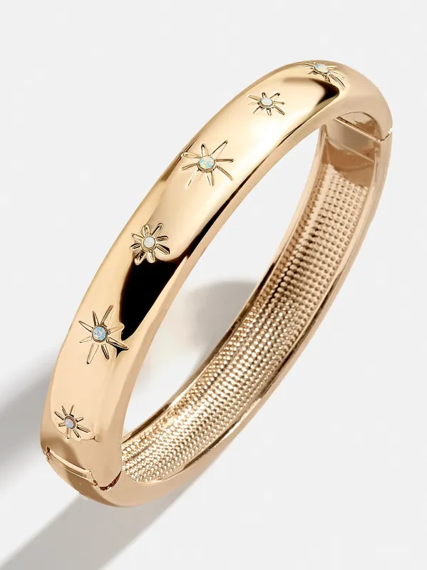 Astra Celestial Hinge Bangle - Gold/Pavé sold by BaubleBar